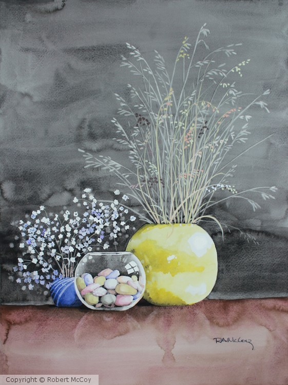 Still Life with Bronze Vase
