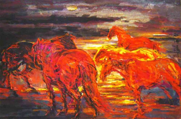 Group of Horses (Du Haitao)