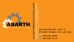 Abarth business card