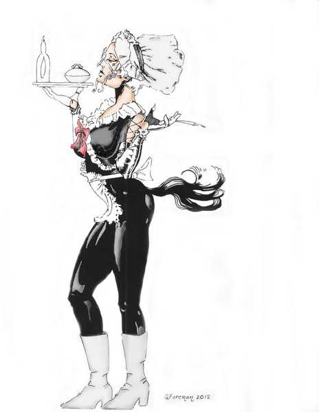 frenchmaid ponygirl mashup