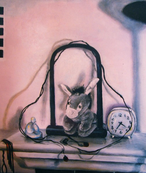 On the Mantlepiece: Still Life with a Donkey