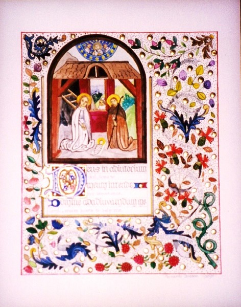 Illuminated Nativity Scene