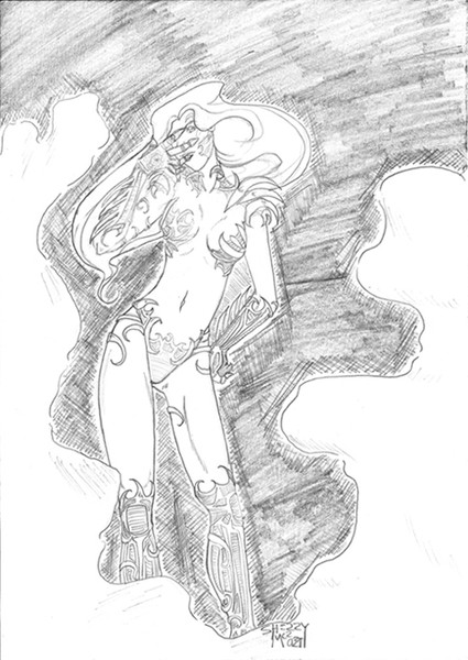 Witchblade in Fog