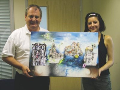 C21C Liverpool commission- me with malcolm ranson