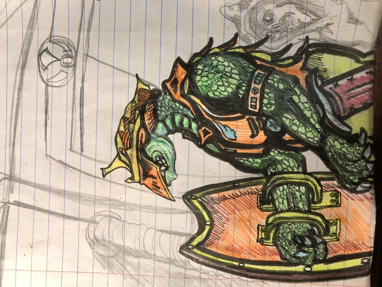 Reptilian warrior