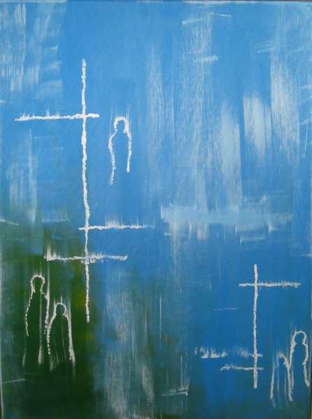Blue and green