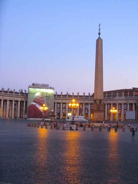Vatican Square at Sunset