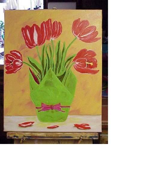 Tulips in Full Bloom