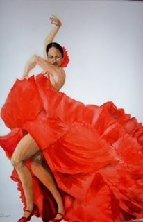 The red dress