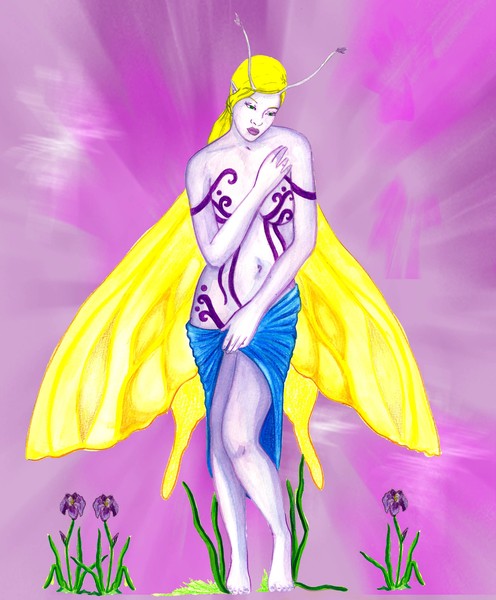 Purple fairy
