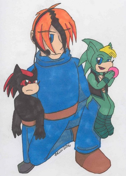 Jeff and the kids