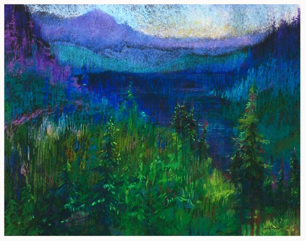 Early Evening in the Mountains