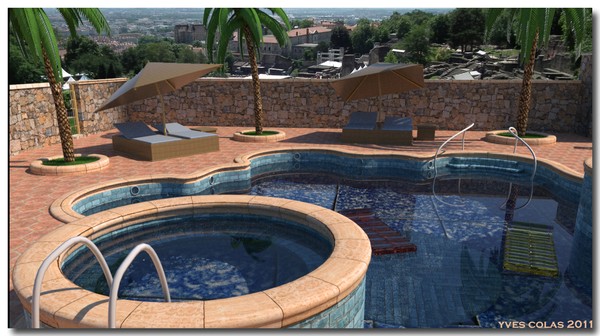 piscine de luxe