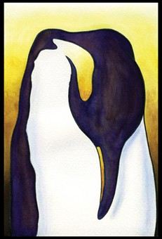 Solo Emperor Penguin