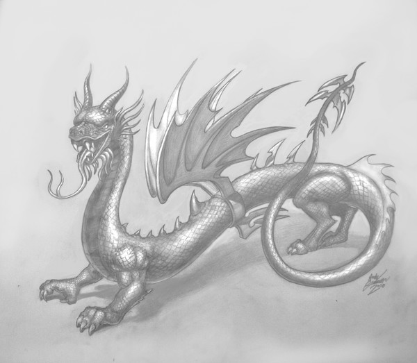 asian Dragon blade