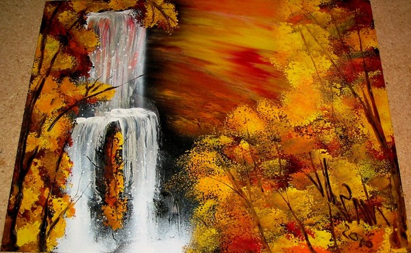 Fiery Falls