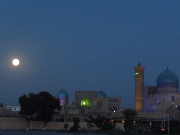 Bukhara in fullmoon light