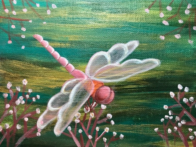 Dragonfly In Light 