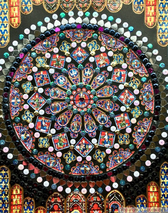 LA ROSE NORD DE LA CATHEDRALE CHARTRES