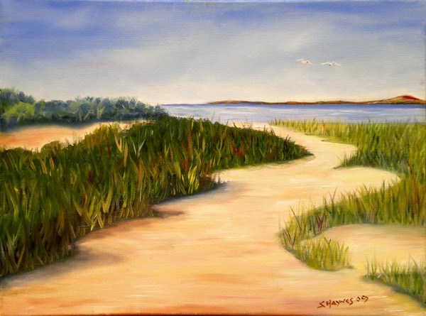 'Route to the beach'