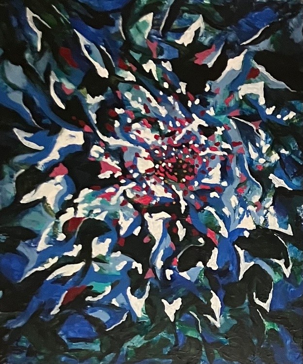 Fractured Poinsettia