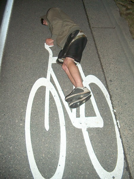 Ridin a bike