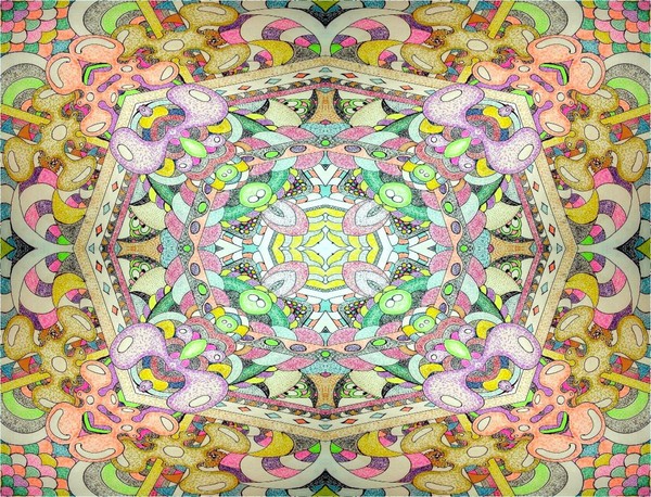 drawn to the center of an abstract thought 8