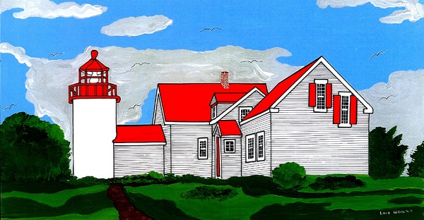 lighthouse painting
