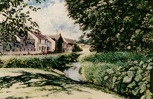 Warcop village near Appleby in Cumbria