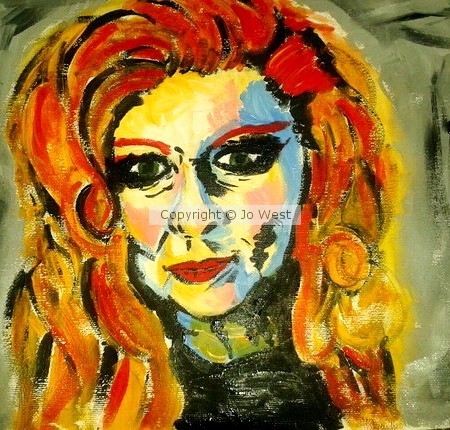 red haired woman