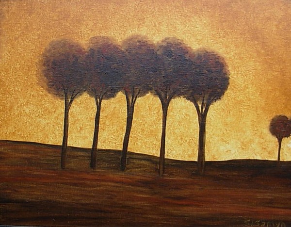 Trees in the Mist
