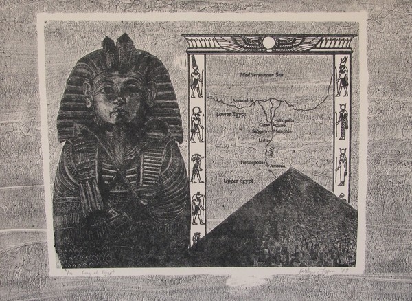 King of Egypt Lithograph