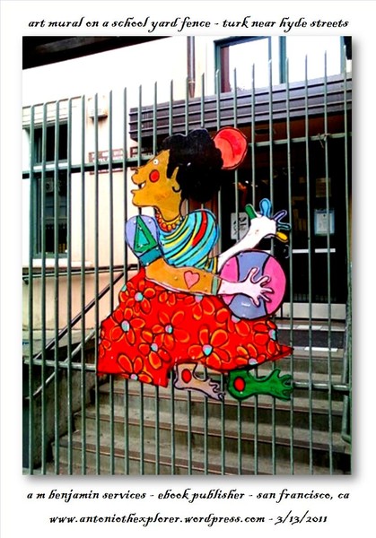 art on a fence