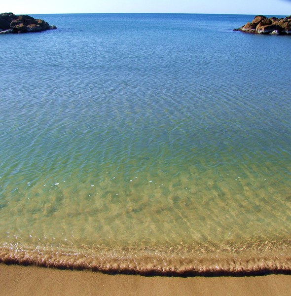 sea at Santa Severa, Lazio, Italy