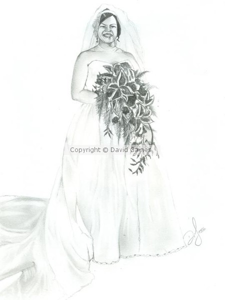Angela Dalton wedding pic