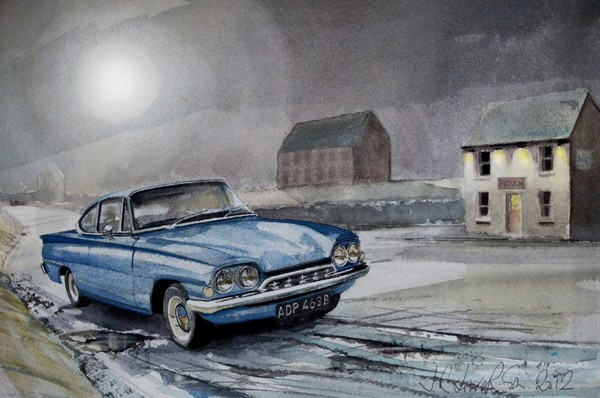 The Moon and a Ford Consul Capri