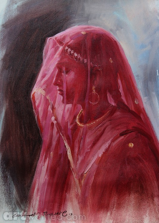 Red Saree