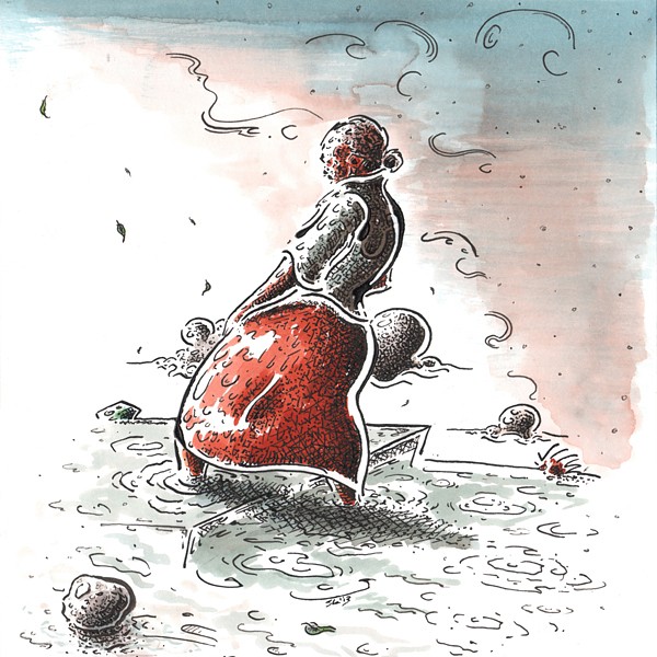Woman in the water