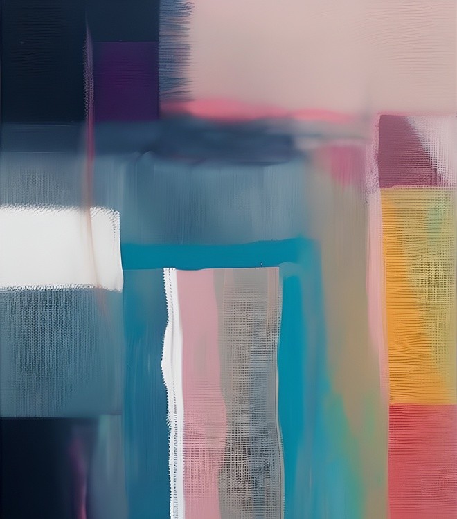 Blended abstract squares