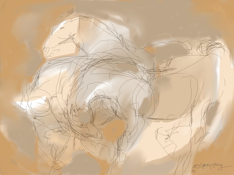 3 Horses