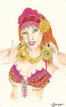 Portrait of the Artist Playing Zills