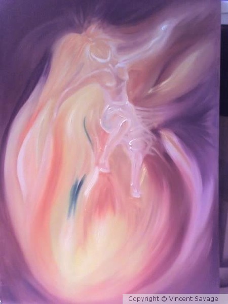 Cheyenne fire dancer