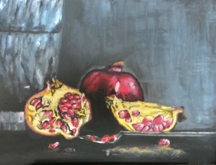 Melograno in penombra