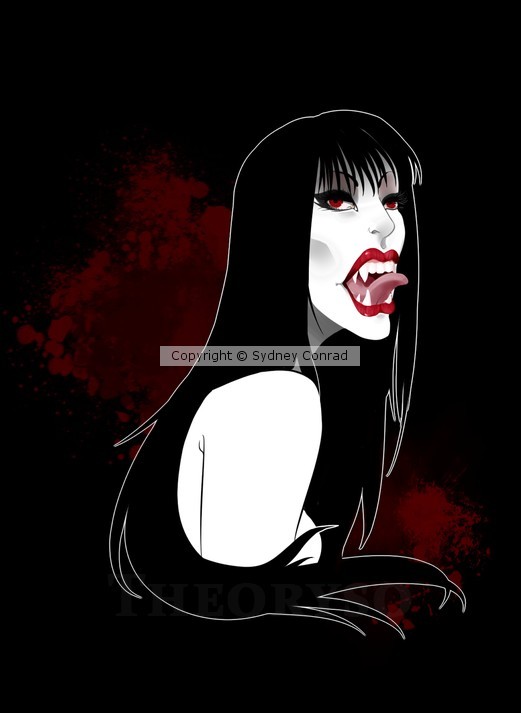 Gothic Vampire illustration