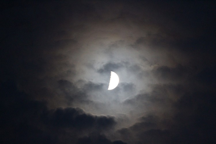 Moon and Clouds