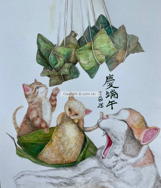 Cat and Rice Dumpling