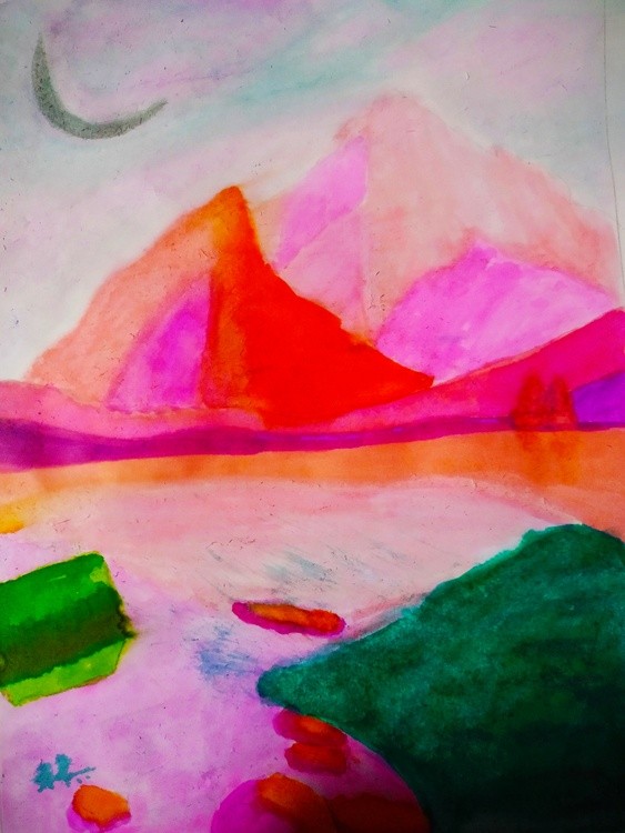 Land scape painting.. 