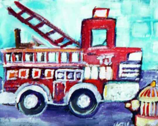 tj's fire truck