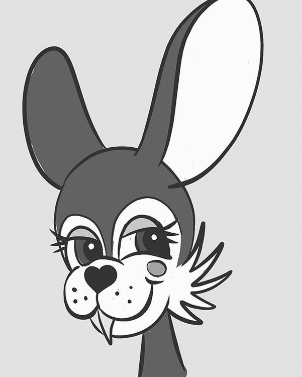 Quick cartoon toybonnie cartoon sketch fnaf