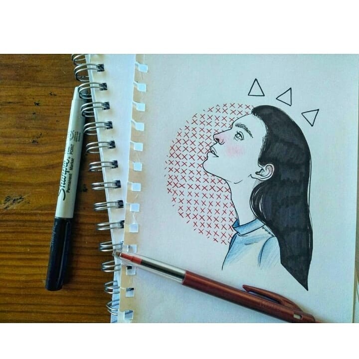 Ive got to get myself a better camera  Credit alessioalbi artartistsoninstagramportraitsketchlineart